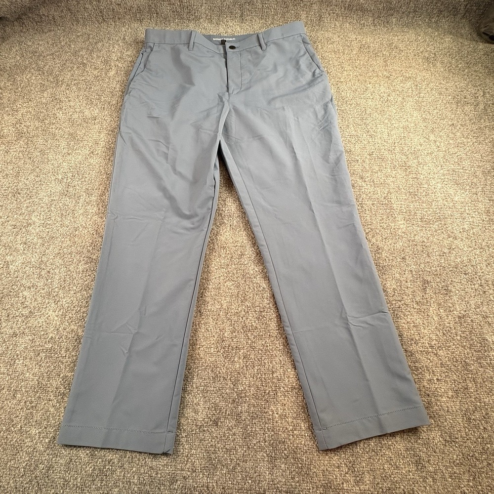 Banana Republic Pants Men's 38x30 Blue Performance Golf Travel Dress Lightweight